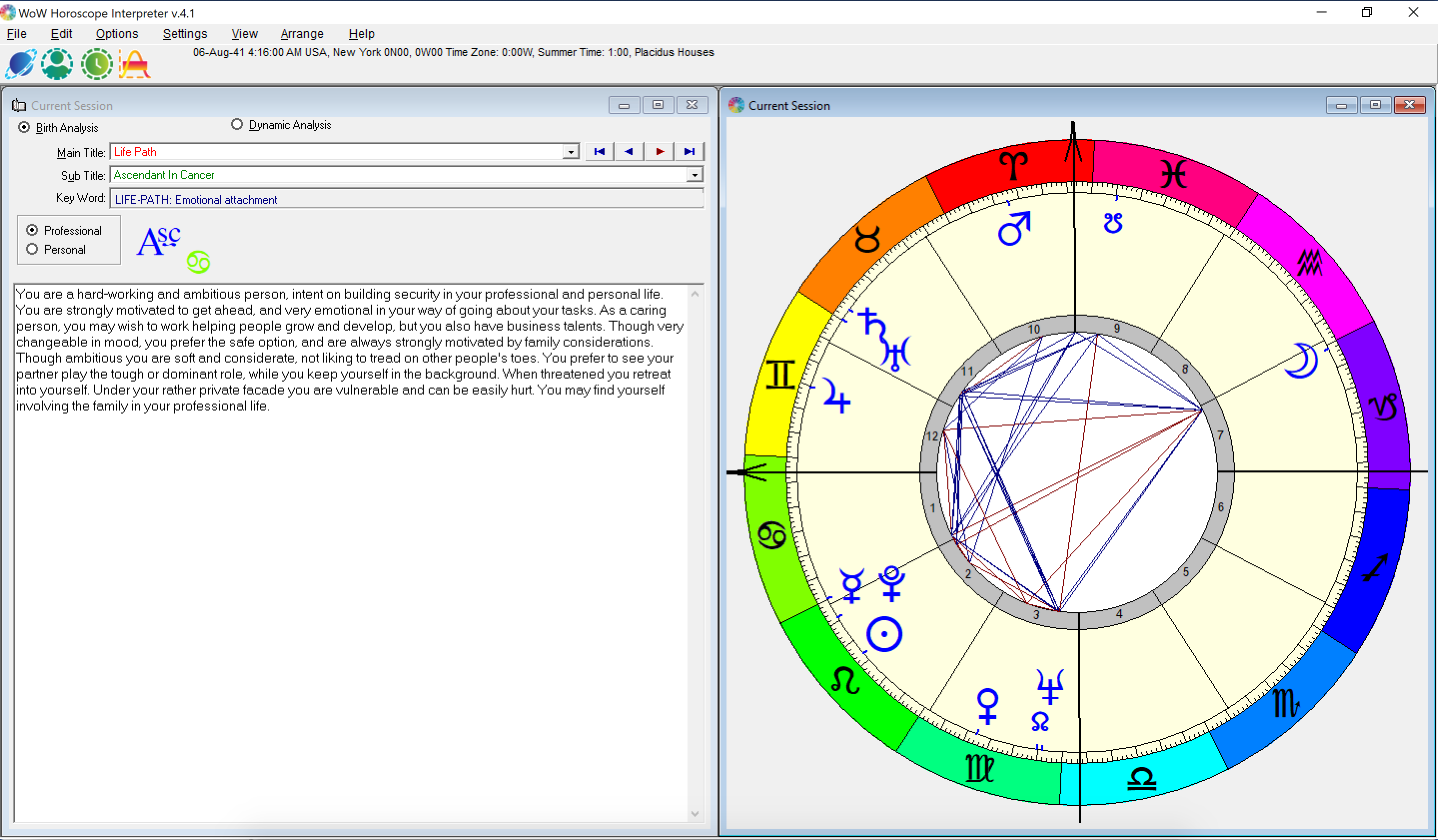 professional astrology software